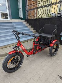 Rower elektryczny skuter trójkołowy inwalidzki z tech zt80 DWUOSOBOWY