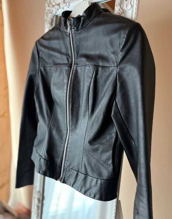 Kurtka skórzana damska typ ramoneska T.A.L.C. r S 100% skóra naturalna