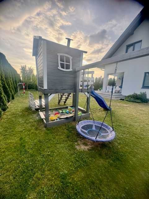 Domek Drewniany dla dzieci - plac zabaw