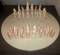 Jogo xadrez em pedra sabão