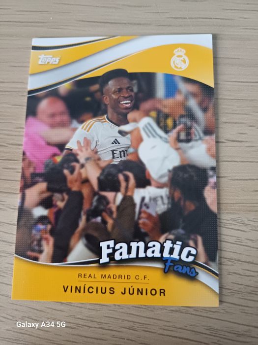 Karta topps Fanatic Viniciusz Junior