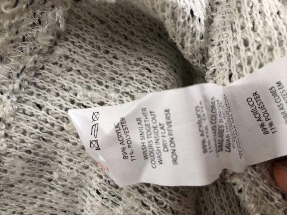 PRIMARK - Atmosphere jasny szary sweterek XS