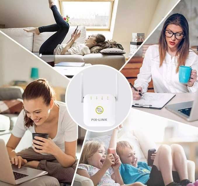 Репитер PIX-LINK LV-WR22 — ретранслятор — усилитель WiFi 300 Мбит/с