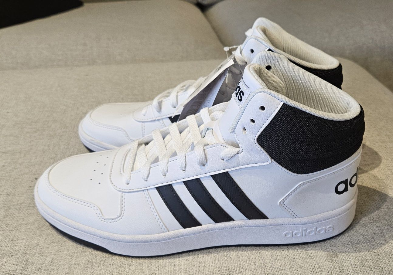 Buty ADIDAS HOOPS 2.0 MID, r. 44, NOWE!!!