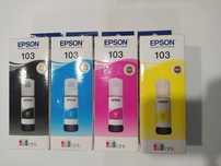 Чорнило Epson 103 чорний  Оригинальные чернила для принтера Эпсон