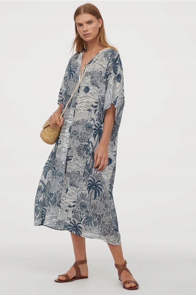 Нова сукня кафтан оригінал пляжна легка колаборації h&m xs 34 s 36