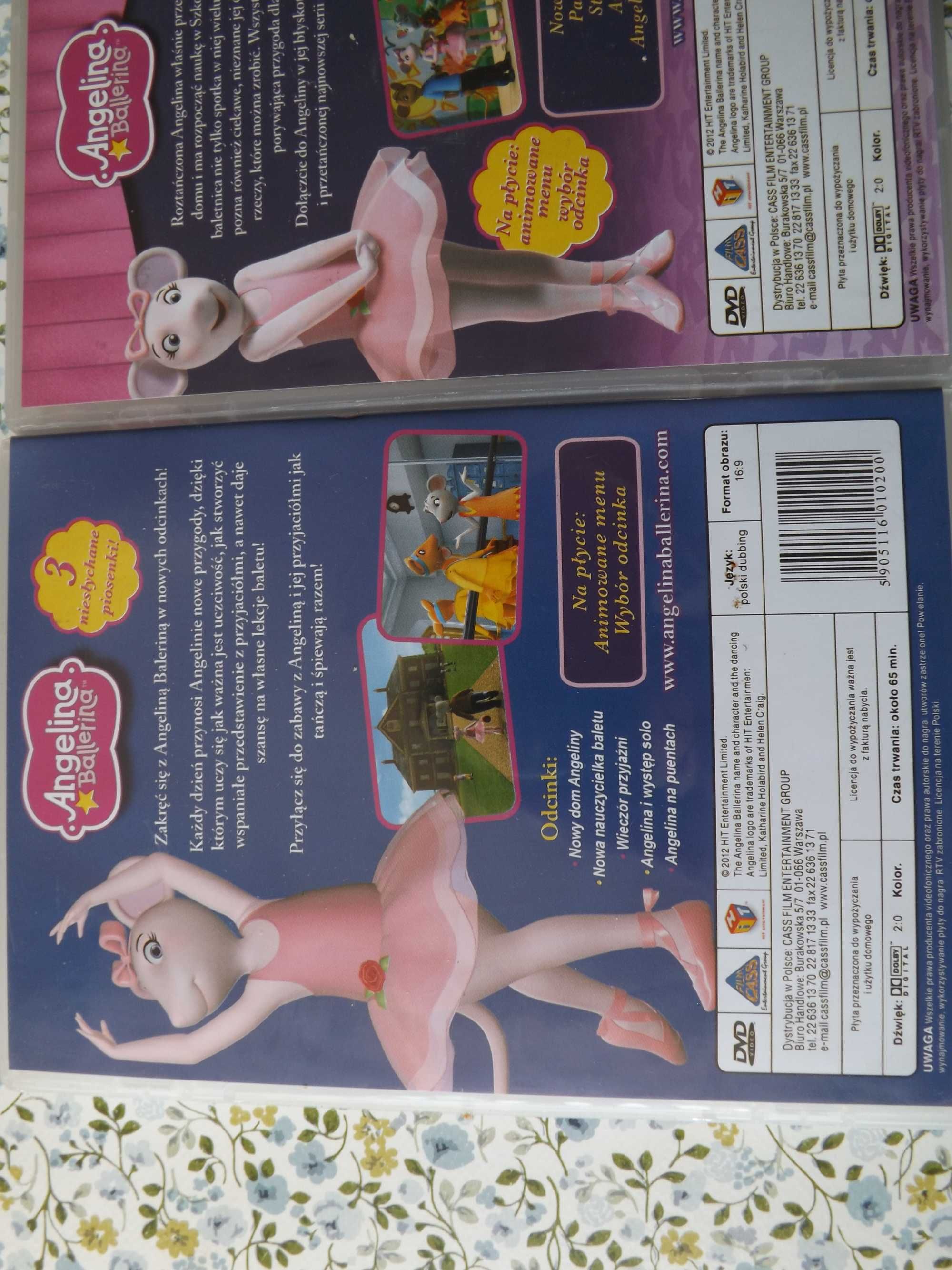 Angelina Ballerina dvd bajki filmy