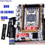 Комплект ігровий QIYIDA X99 + Xeon E5-2670v3 + 16 ГБ ОЗУ | Комп’ютер