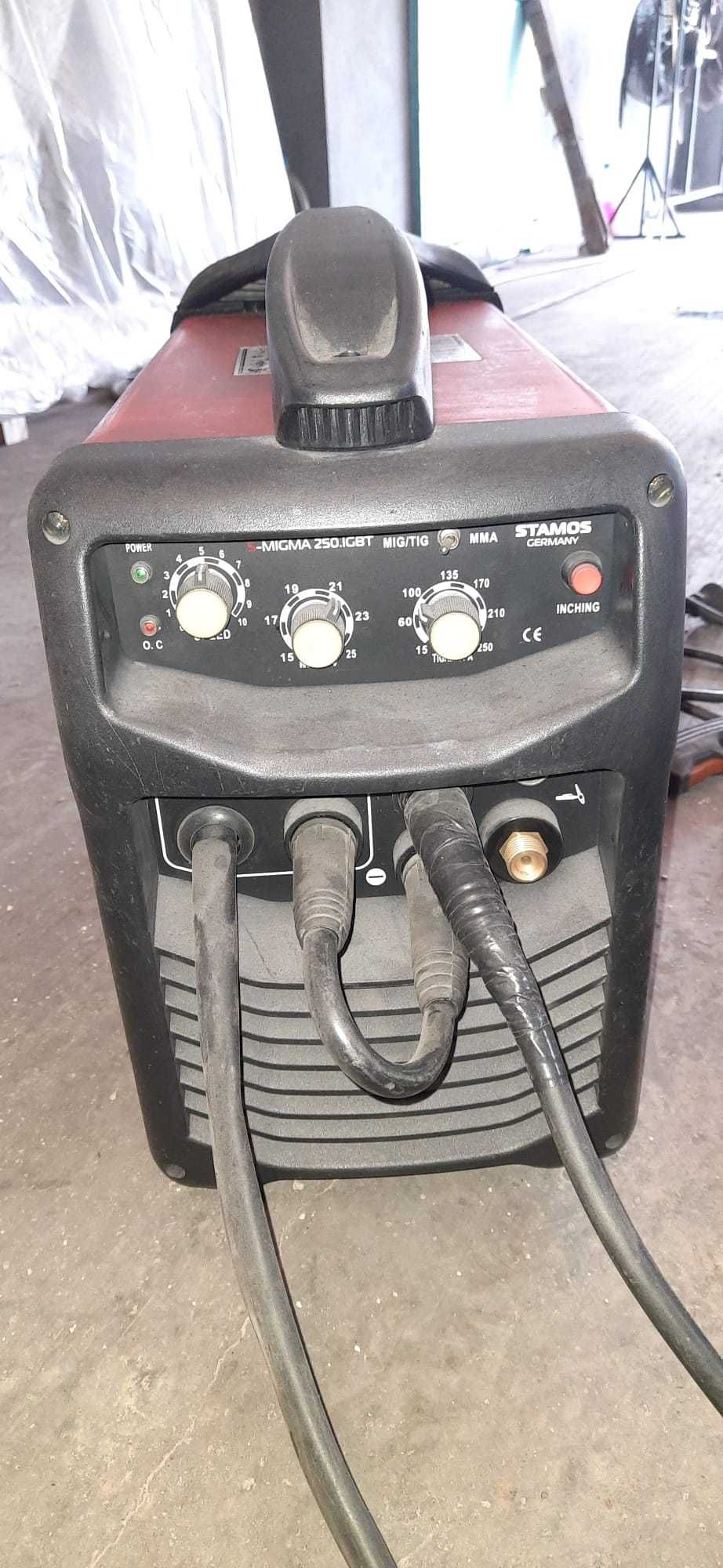 Maquina de soldar Stamos multiprocessos 250A
