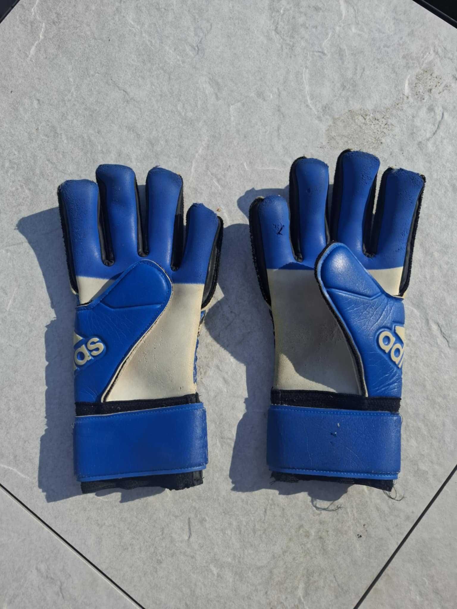 Rękawice bramkarskie ADIDAS niebieskie, rozmiar 11