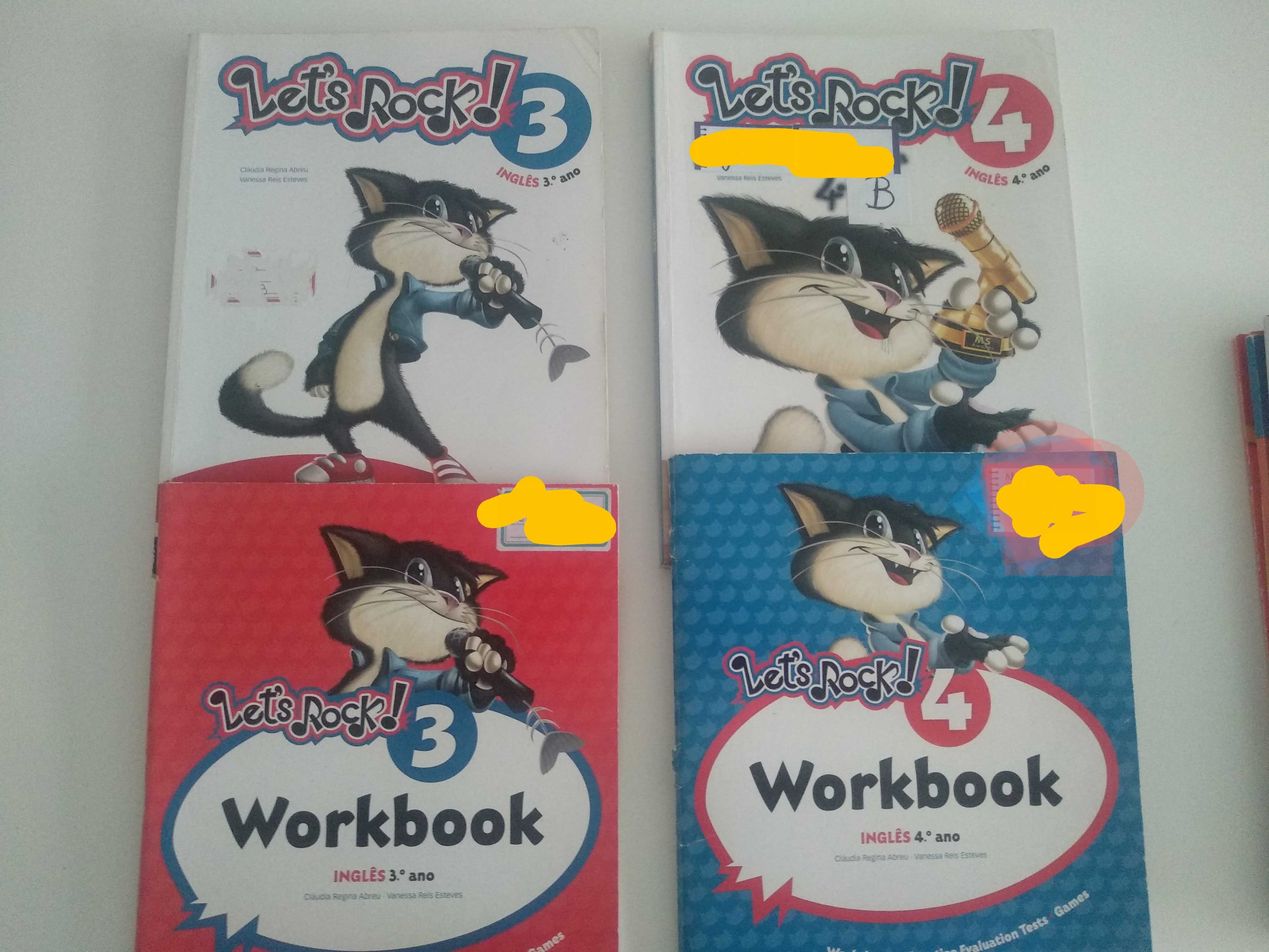 Manuais escolares Inglês e work book (3 e 4 anos)