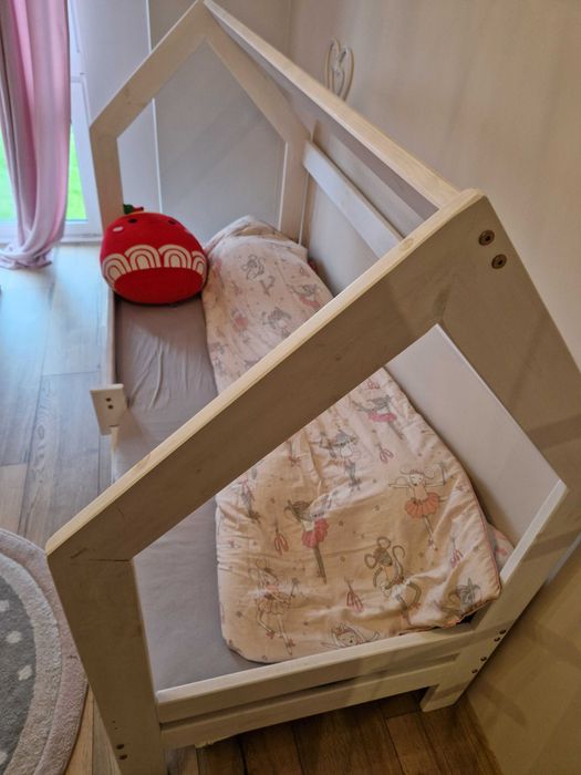 Łóżko domek materac szuflada