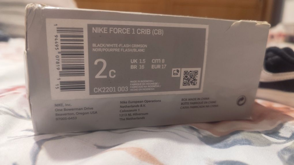 Sapatilhas bebê 17 nike