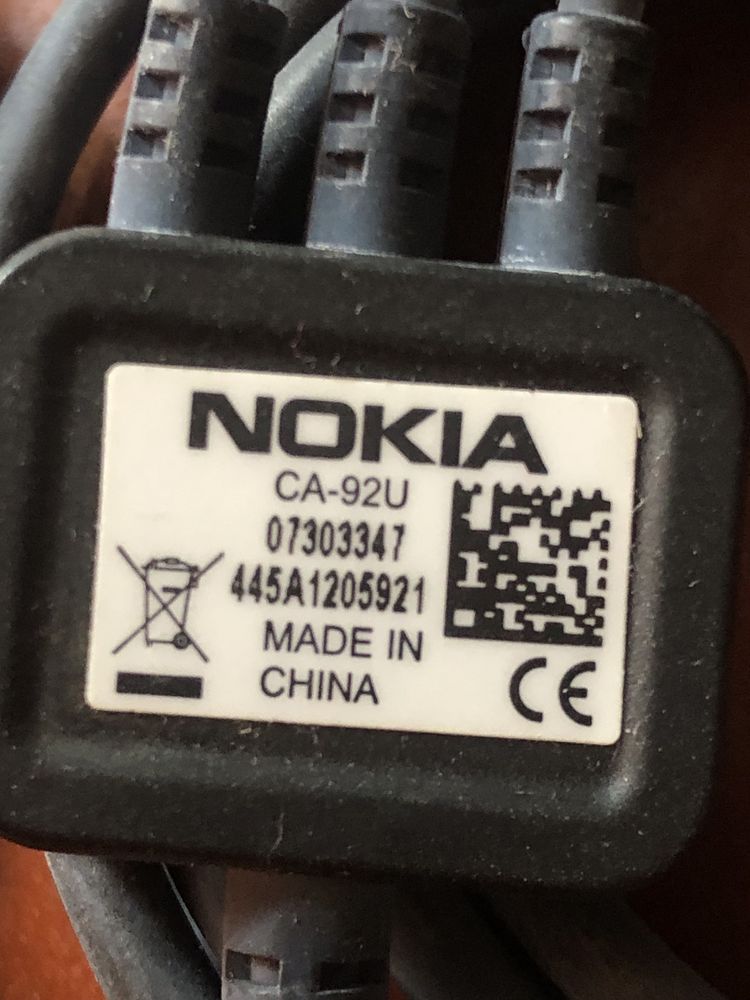 Наушники переходник адаптер Нокиа  Nokia CA-92U  , HS-31 ,AD-49