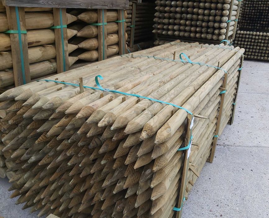 palisady, paliki, słupki, rygle/półwałki impregnowane, producent