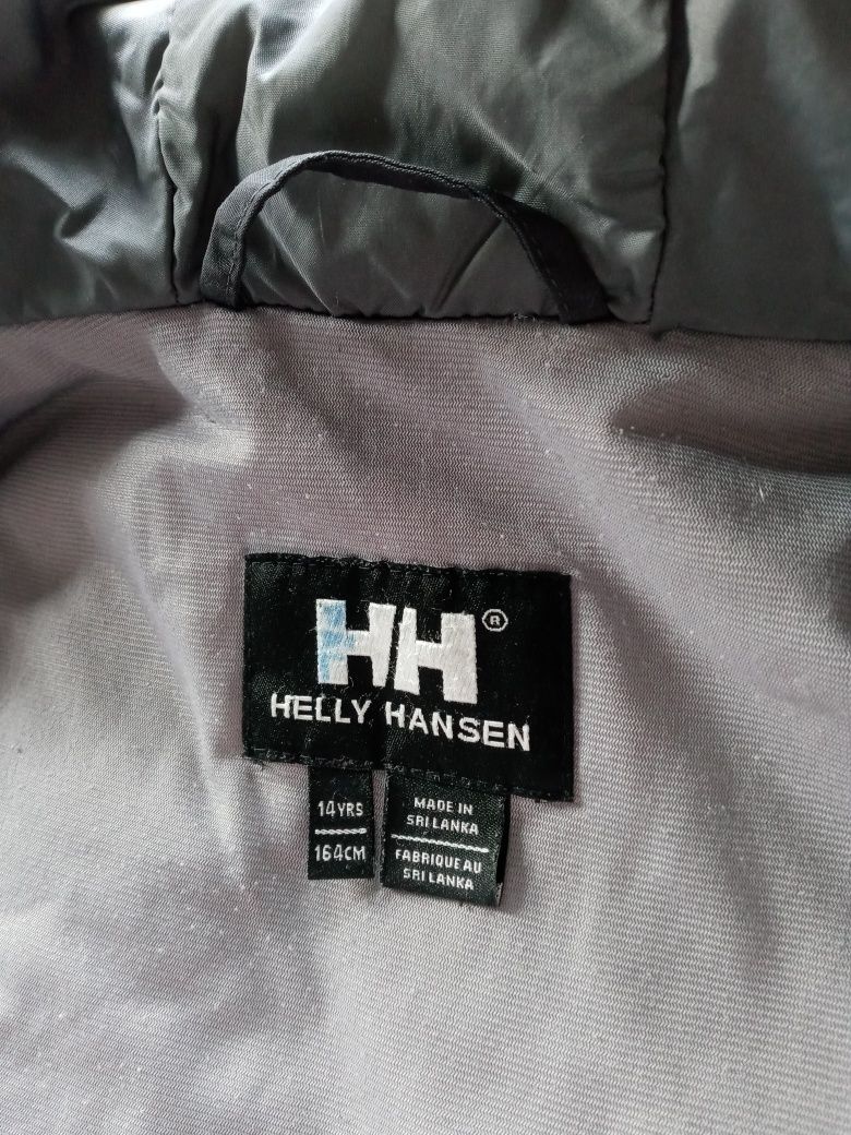 Kurtka meska 164szara zimowa Helly Hansen