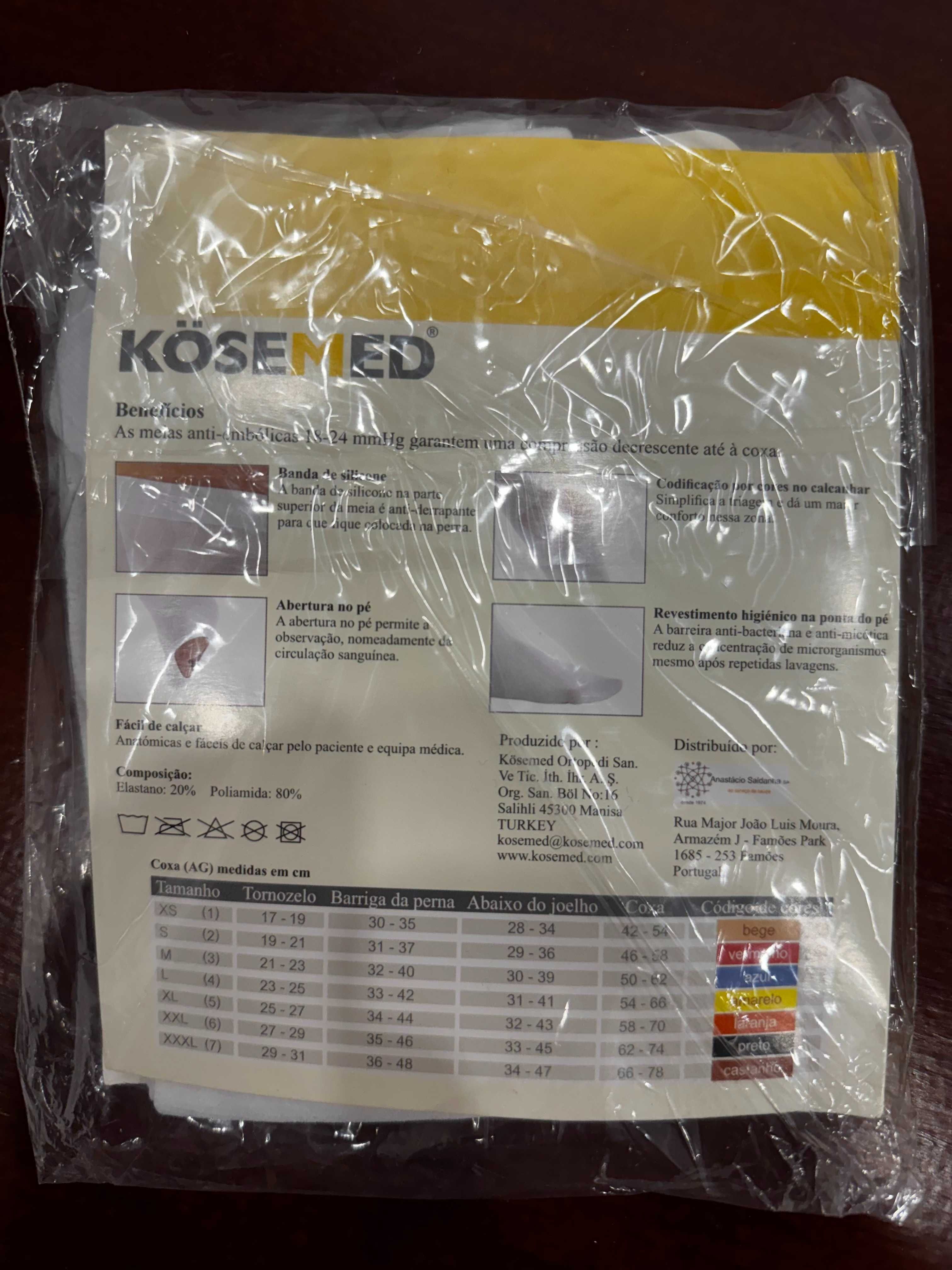 Meias anti-embólicas 18-24 mmHg LARGE KOSEMED