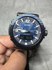 Туристические часы Casio Pro Trek PRG-600 синие