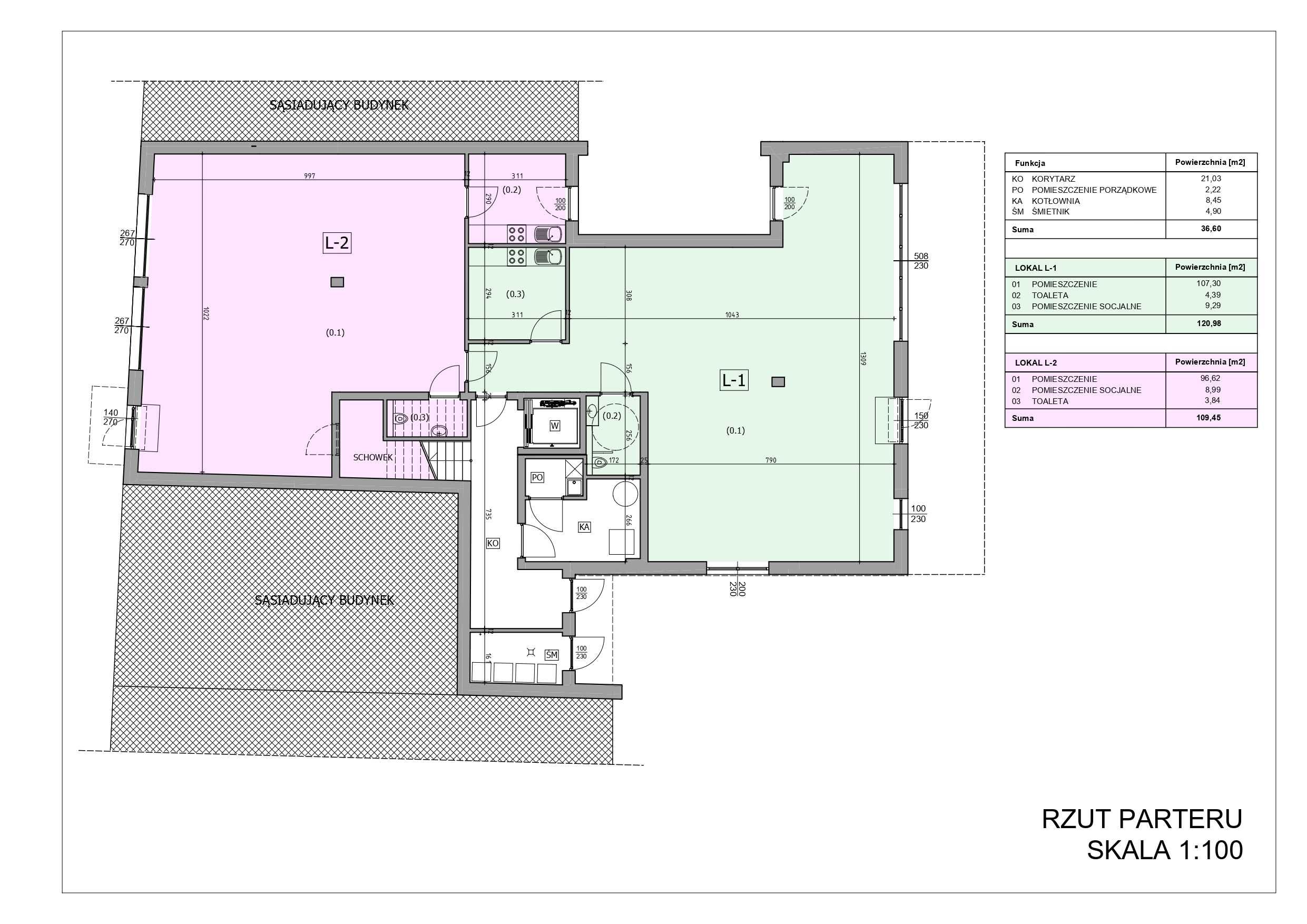 Lokal - 110 m2 Parter  Centrum Radzymin ul. Kilińskiego