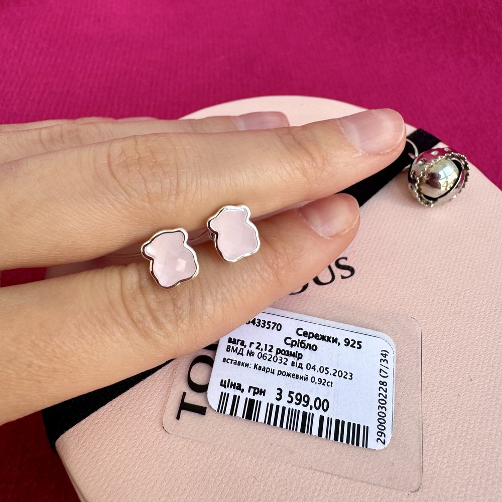 Tous Icon Color сережки Тоус Tous оригінал серьги нові бірка