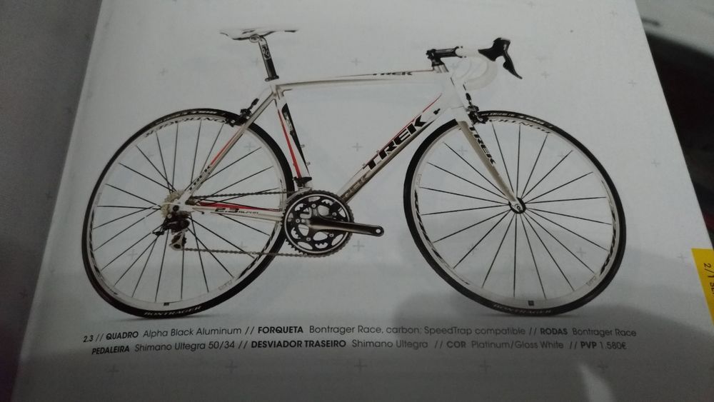 Bicicleta estrada Trek como nova