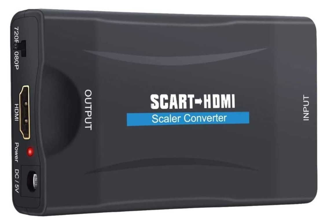 Tiancai konwerter SCART do HDMI 1080p TV DVD Monitor Xbox VHS STB PS3