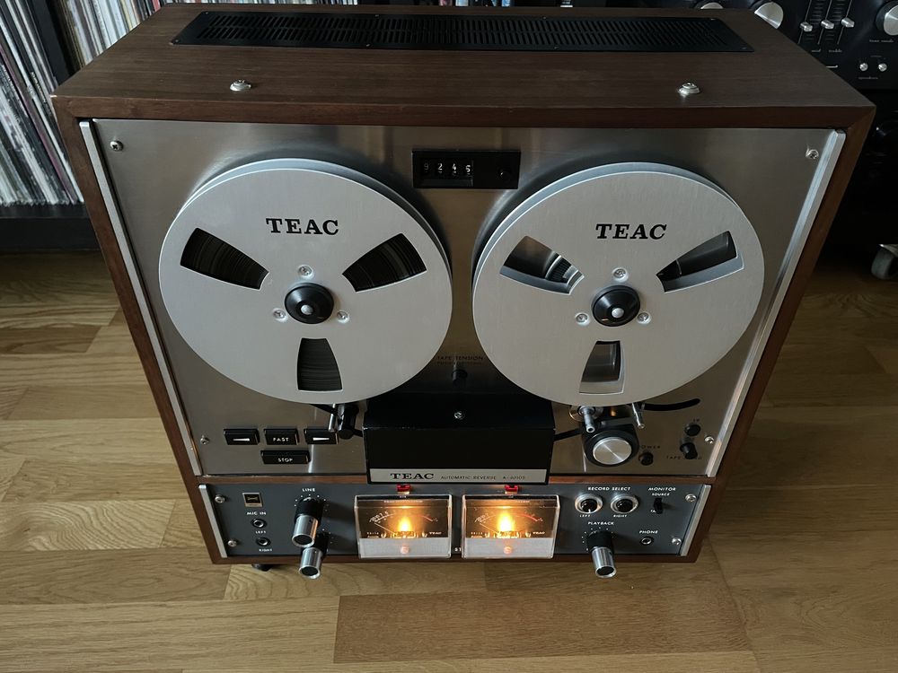 TEAC A-4010S leitor gravador de bobines reel-to-reel 7”