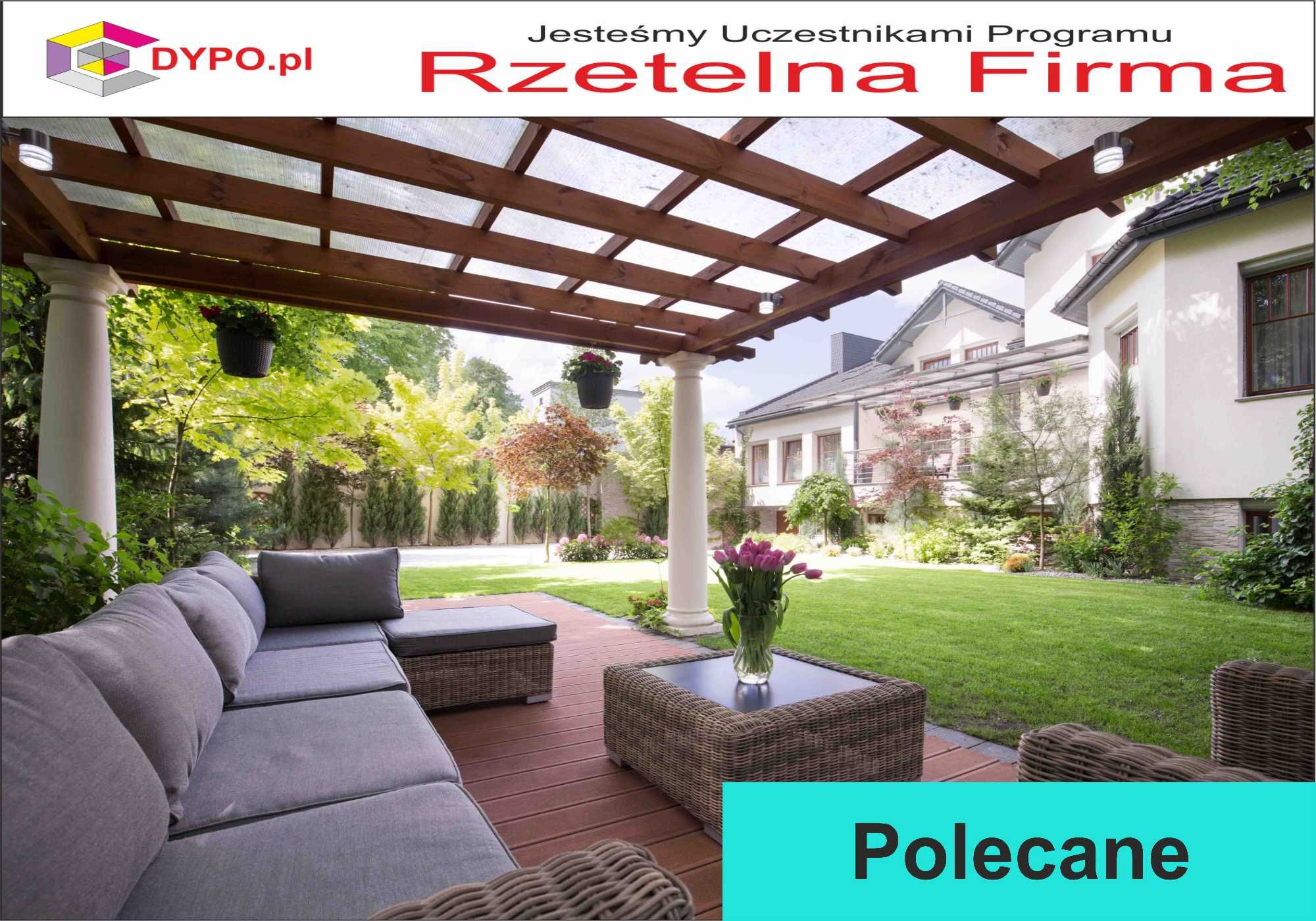 Poliwęglan komorowy zadaszenie, dach taras pergola 4, 6, 8, 10, 16, 20