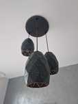 Lampa sufitowa 3-punktowa grafitowa Harley