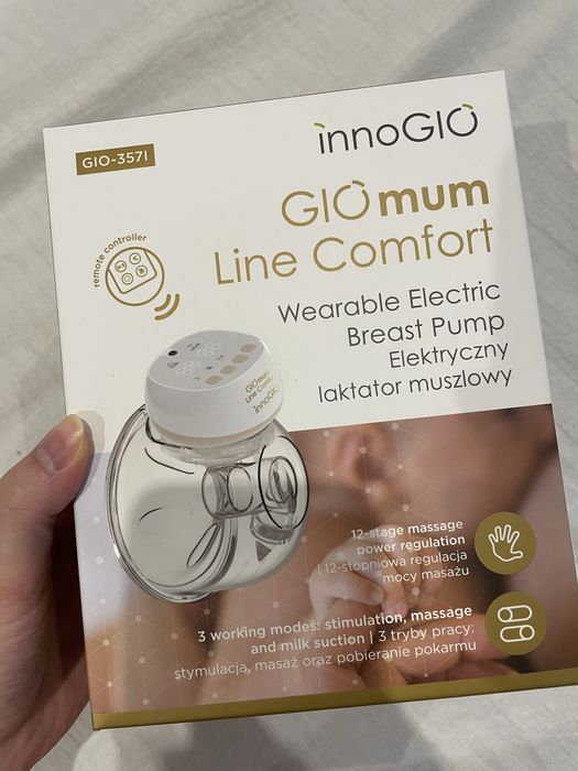 Muszlowy laktator elektryczny InnoGio GIO-357I