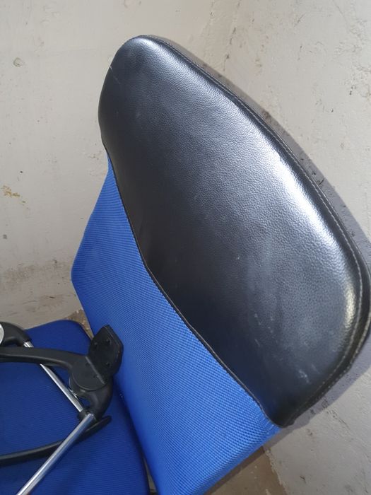 Krzesło ergonomiczne wysokie niebieskie Żagań