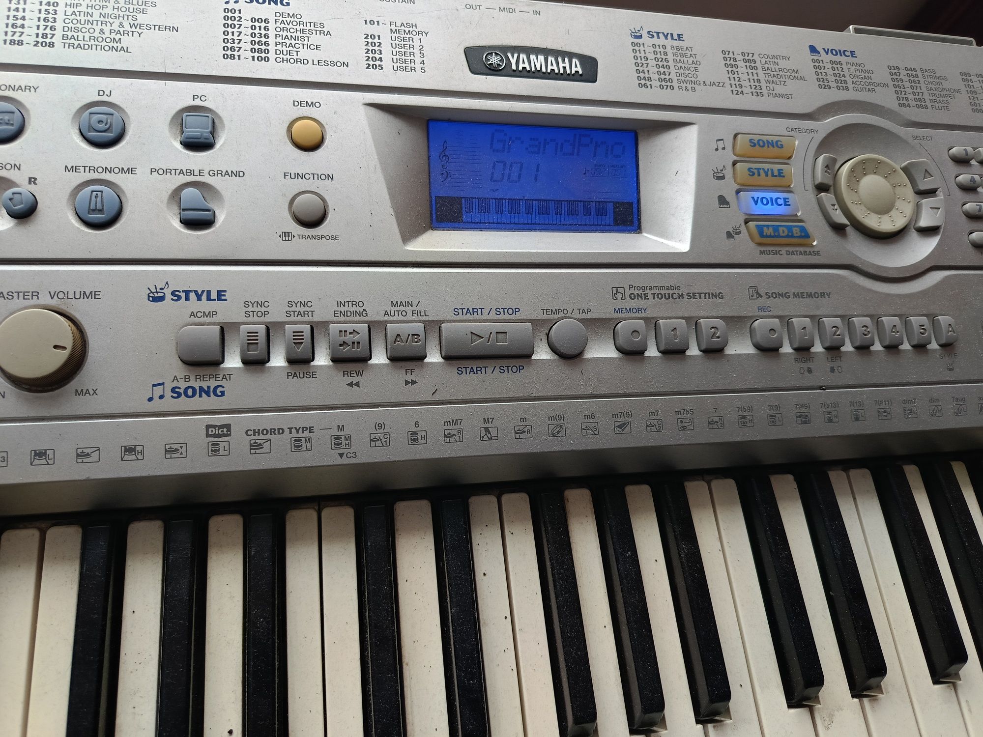 Keyboard Yamaha PSR290