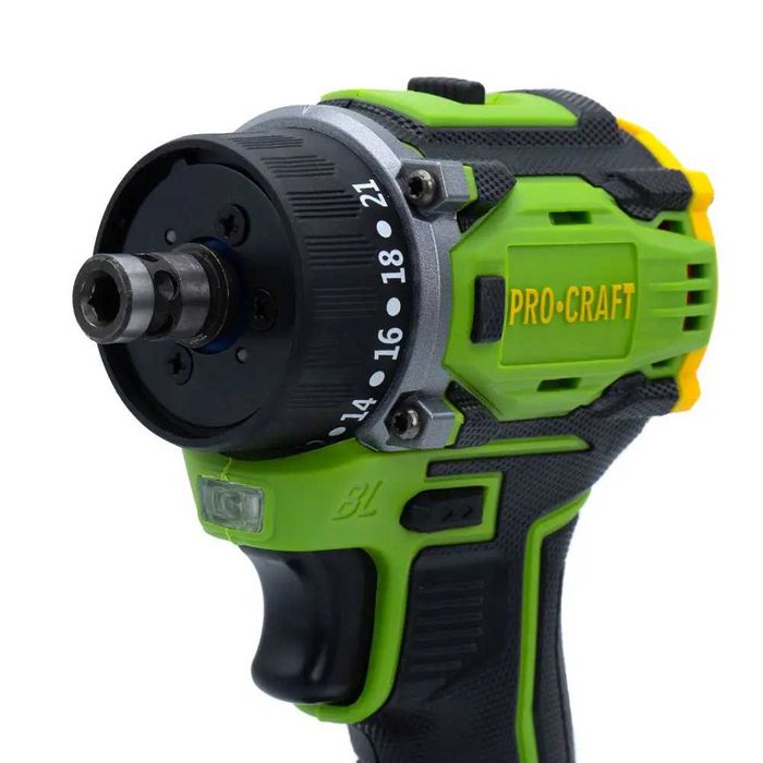 Шуруповерт Procraft PA18Pro DFR (з 1 АКБ 2Аг) Кейс