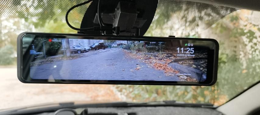 Зеркало видеорегистратор JBE  12" 4K GPS WiFi 2 камеры Супер-Хит!