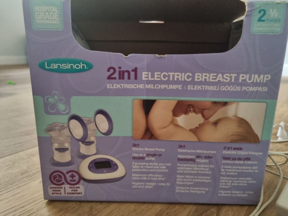 Laktator Lansinoh 2in1 podwójny dwie piersi