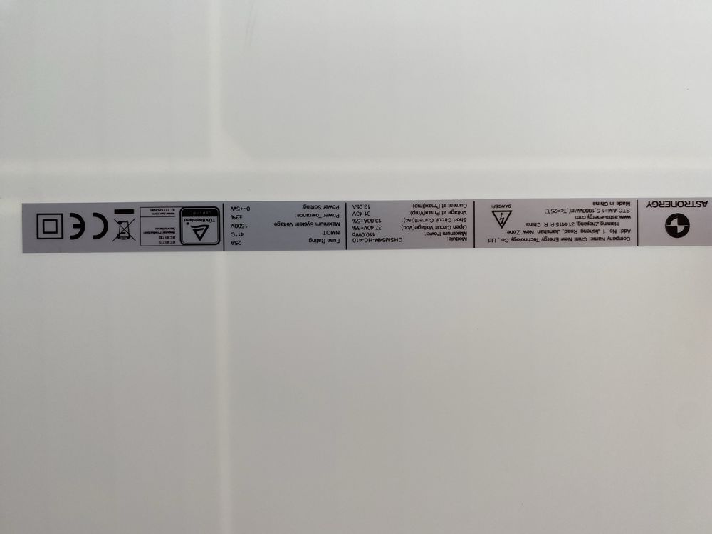 Panele fotowoltaiczne 410W 10 szt