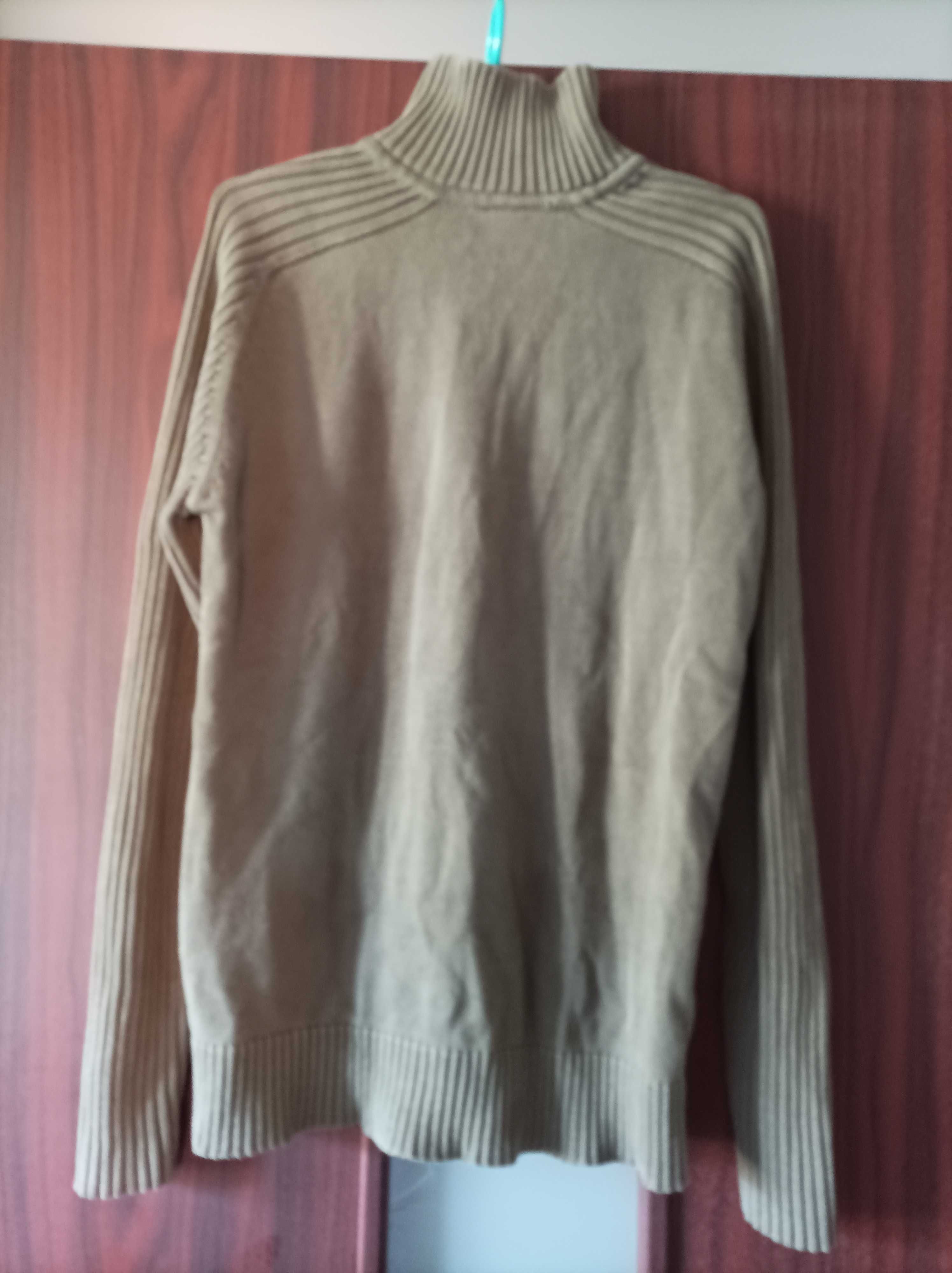 Sweter oliwkowy H&M rozm M