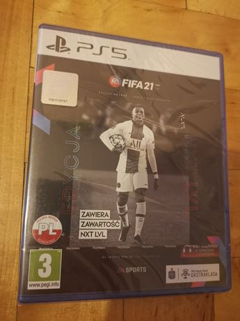 Nowa gra na PS5 Fifa 21 edycja Nxt lvl we folii PL
