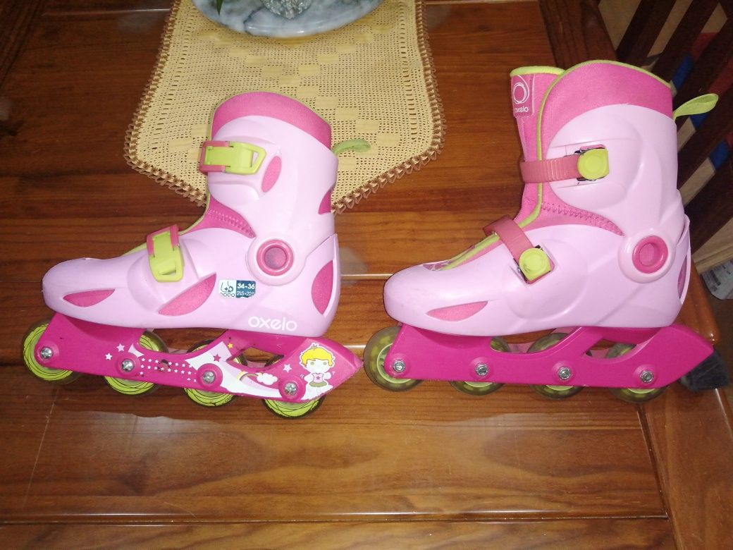 Patins em linha oxelo