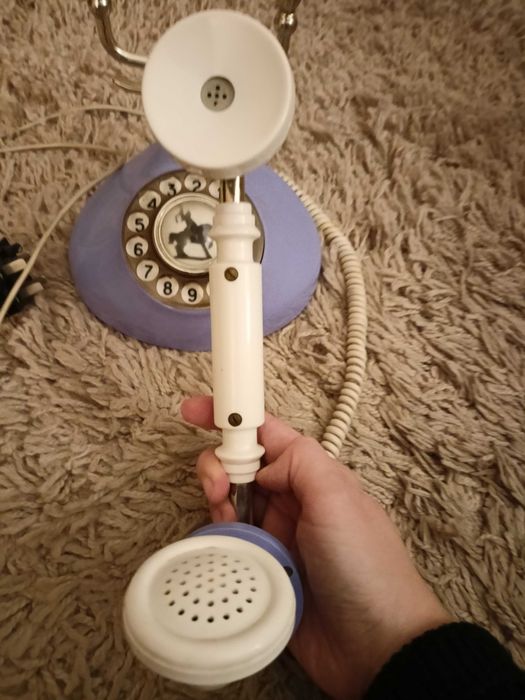 Oryginalny, elegancki telefon retro rosyjski/radziecki 1991