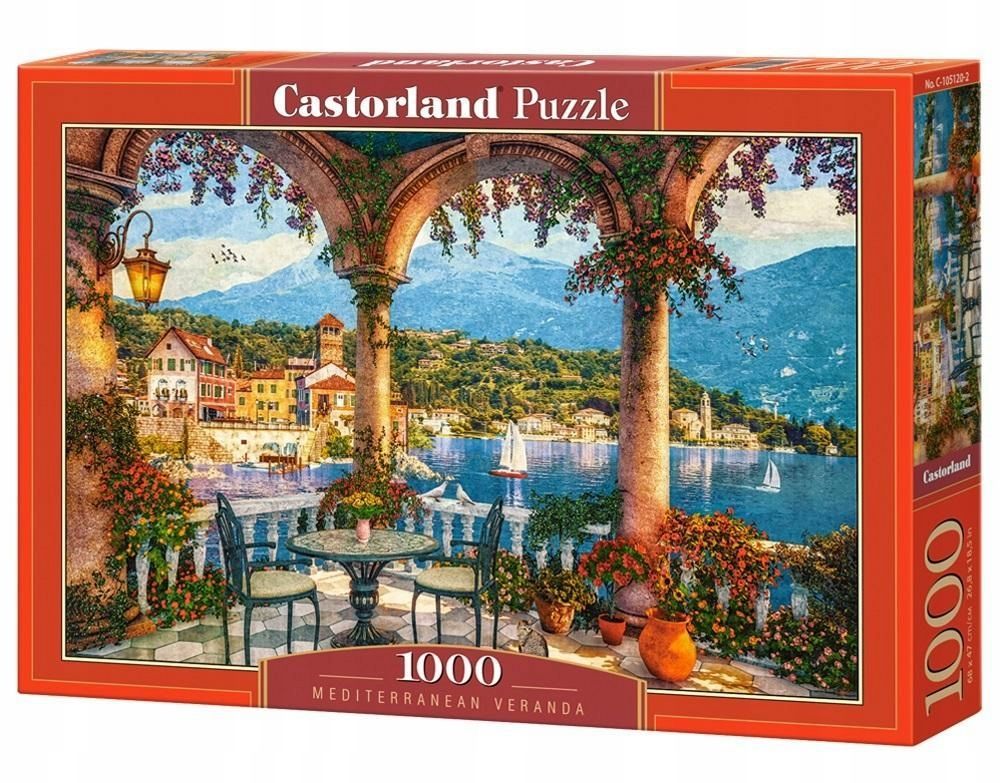 Puzzle 1000 Mediterranean Veranda, Castorland