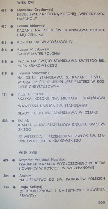 ZNAK - miesięcznik(wydanie podwójne),spis treści