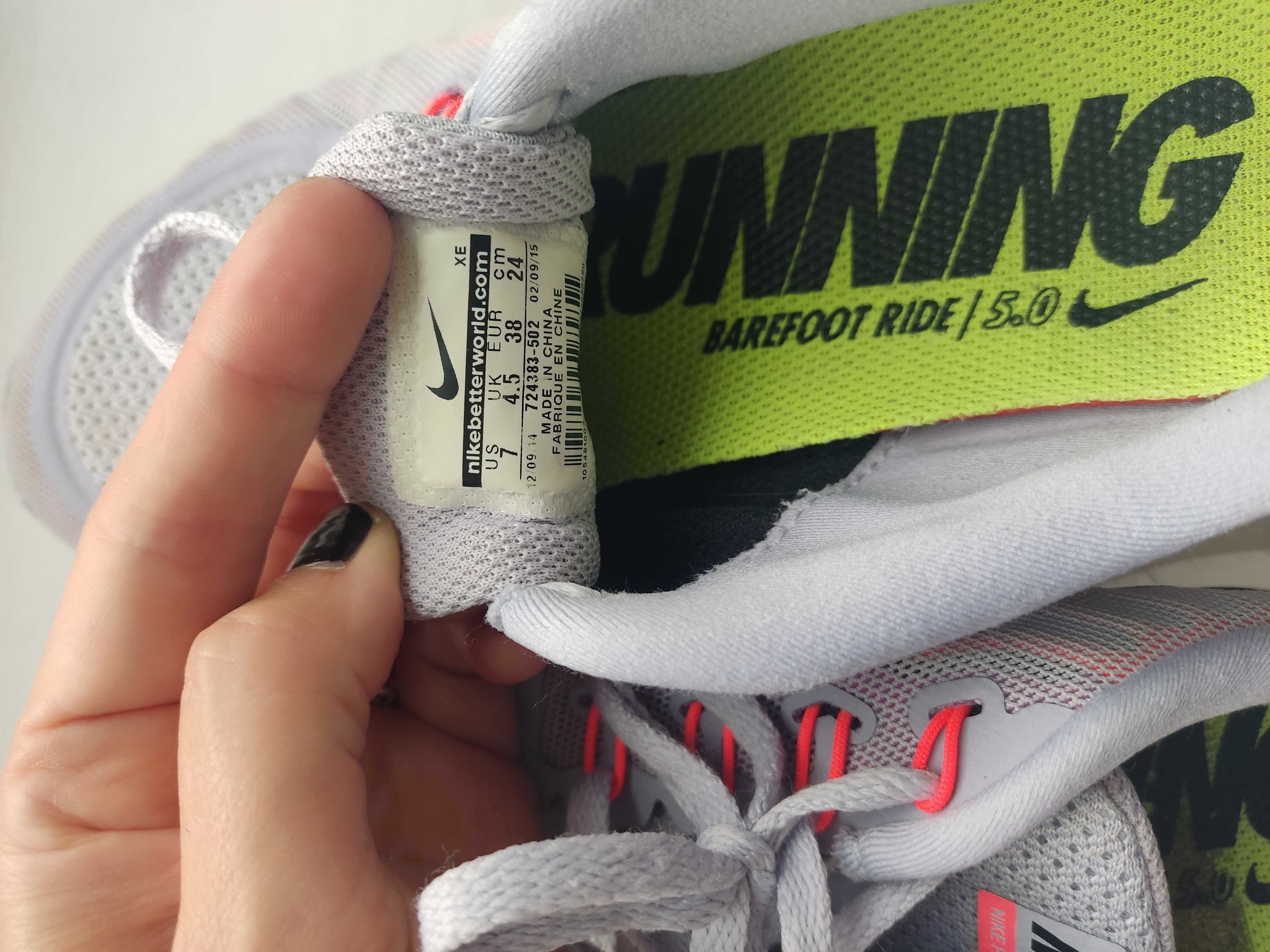 Buty Nike Free Run 5.0, damskie, rozmiar 38,5