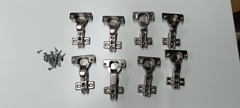 8 dobradiças universais