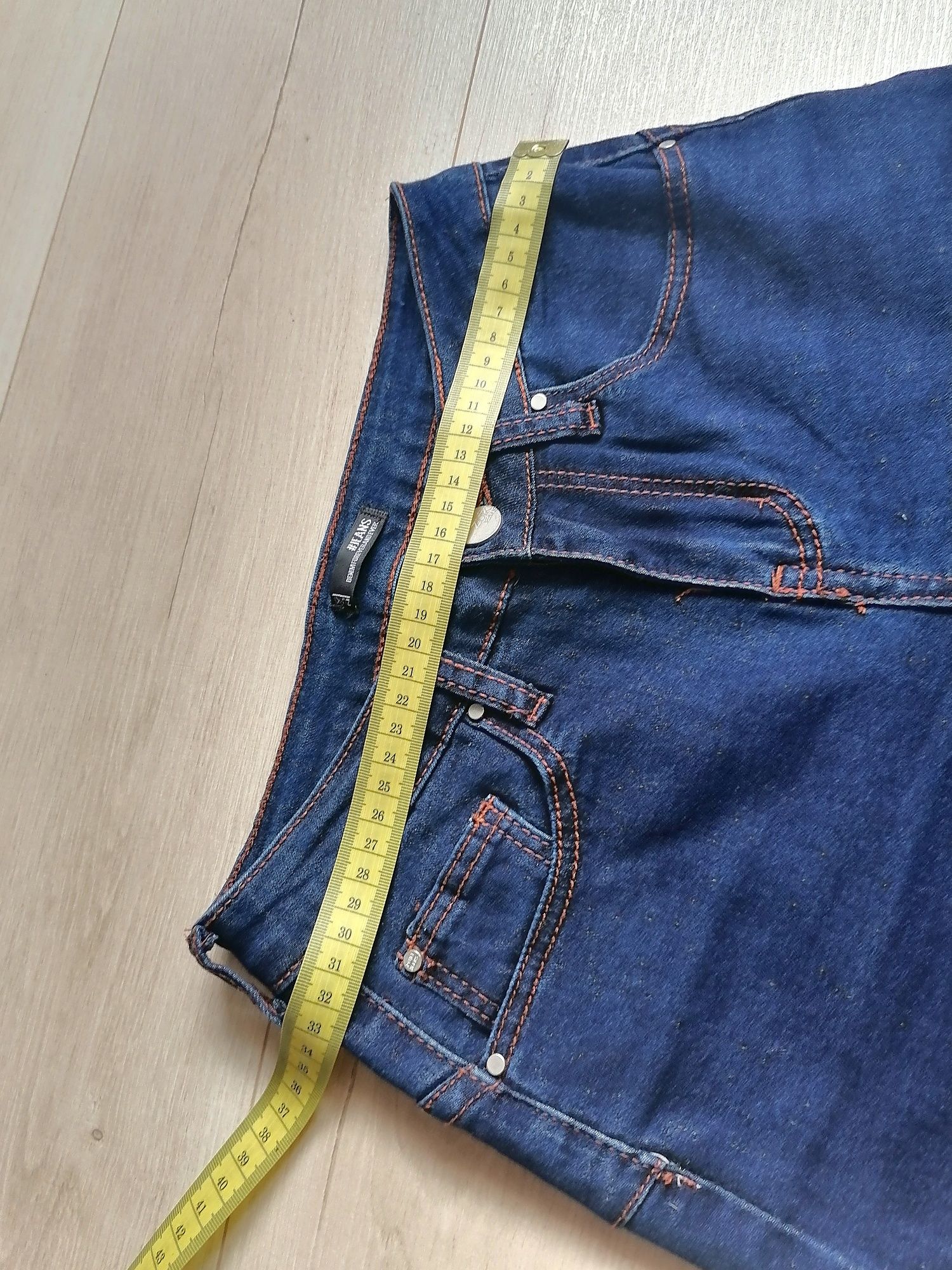 Spodnie jeansy rurki r. S 36