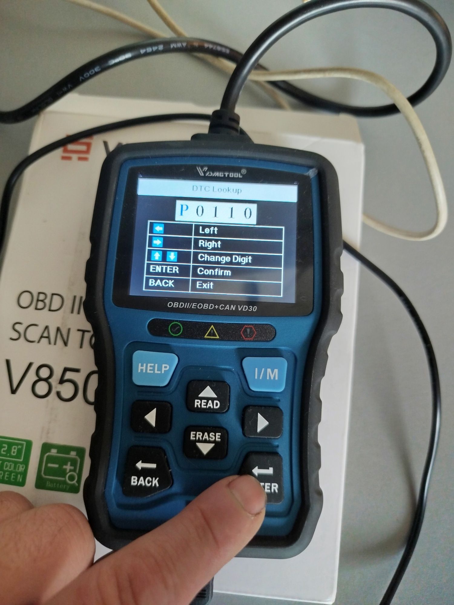 Skaner obd interfejs   v850  VD30 launch delphi