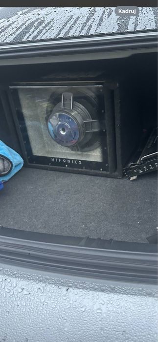 Subwoofer Hifonics i Wzmacniacz Crunch GP1600.1