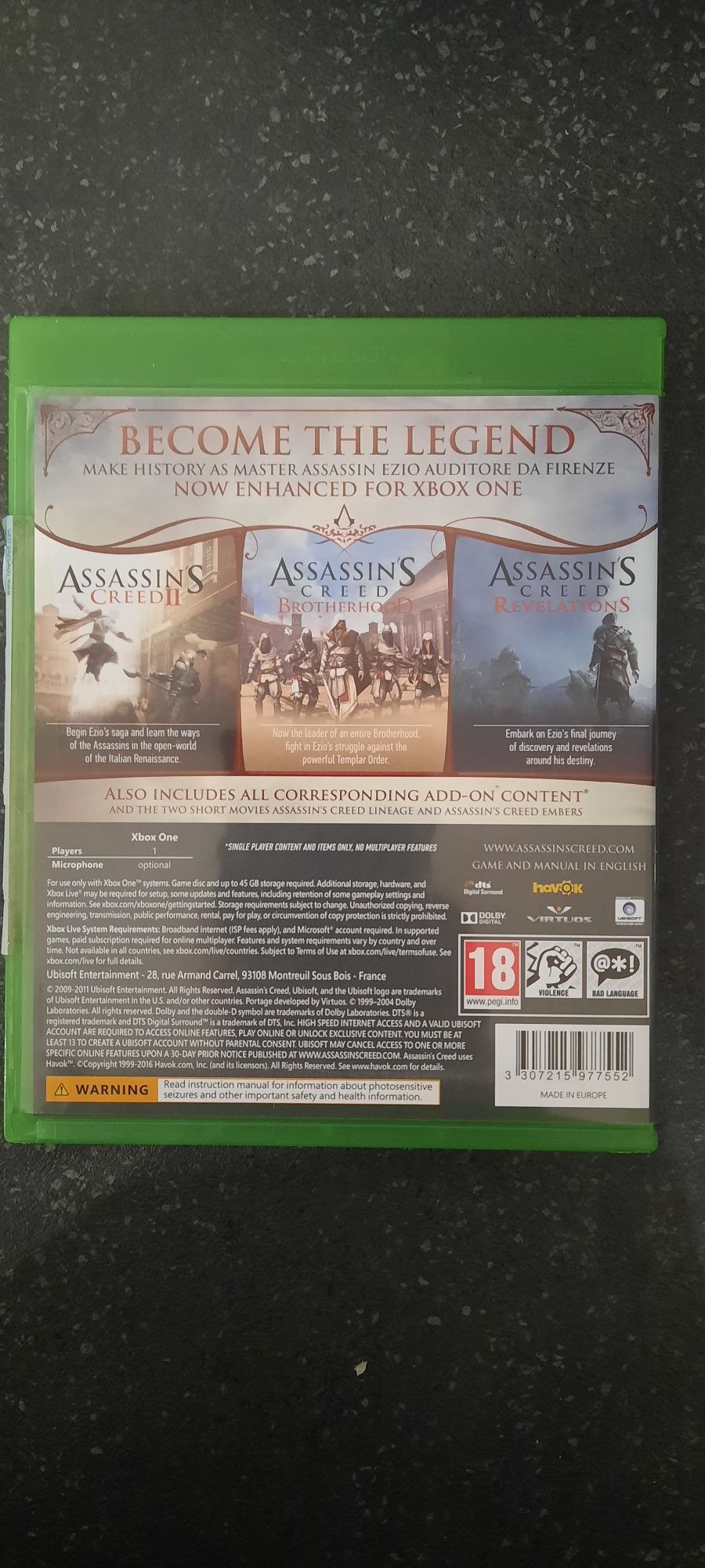 Assassin's Creed ezo xbox one wersja PL