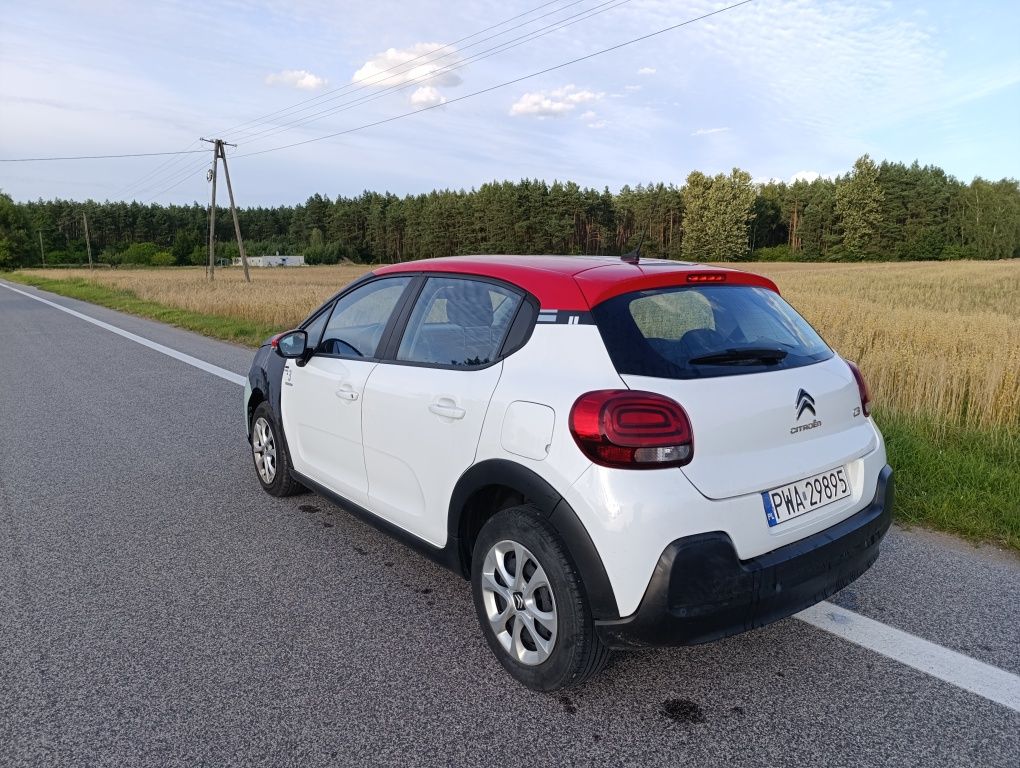 Citroen C3 benzyna 2020 r niski przebieg