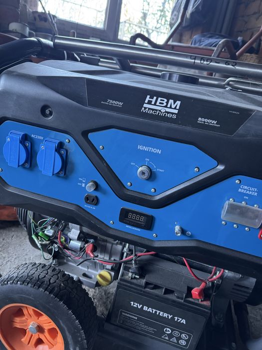 Генератор HBM Machines 8000W - 18 HP 8кВт